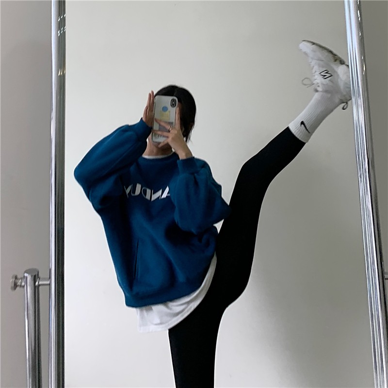 Quần Legging Chất Liệu Nhung Ấm Áp Thiết Kế Ôm Sát Tôn Dáng | BigBuy360 - bigbuy360.vn