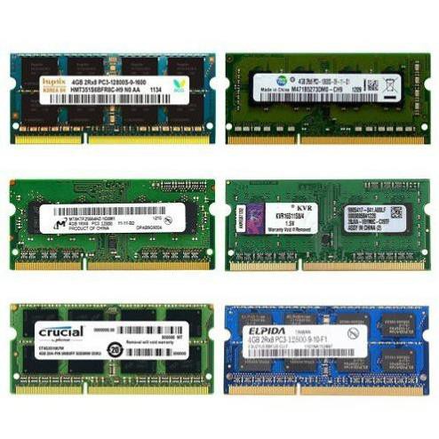 Ram Laptop 8GB 4GB DDR3 DDR3L bus 1600 nhiều hãng