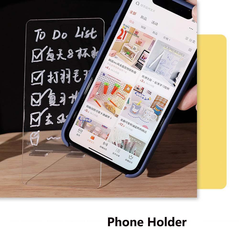 Giá Đỡ Điện Thoại Bằng Nhựa Acrylic Để Bàn Tiện Dụng