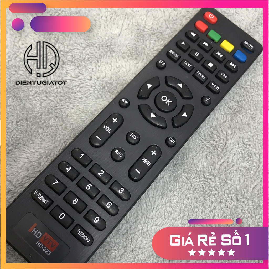 [XẢ KHO]-BH 3 Tháng-Remote đầu thu Hùng Việt