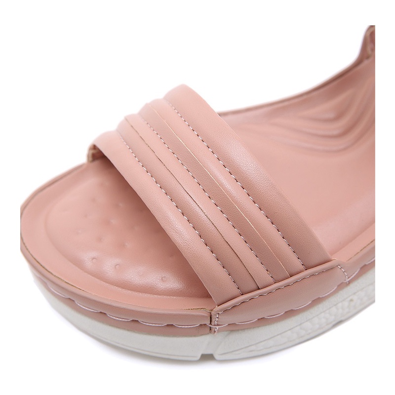 Sandal quai ngang Siketu siêu nhẹ, quai dán tiện lợi, đế xuồng 5cm