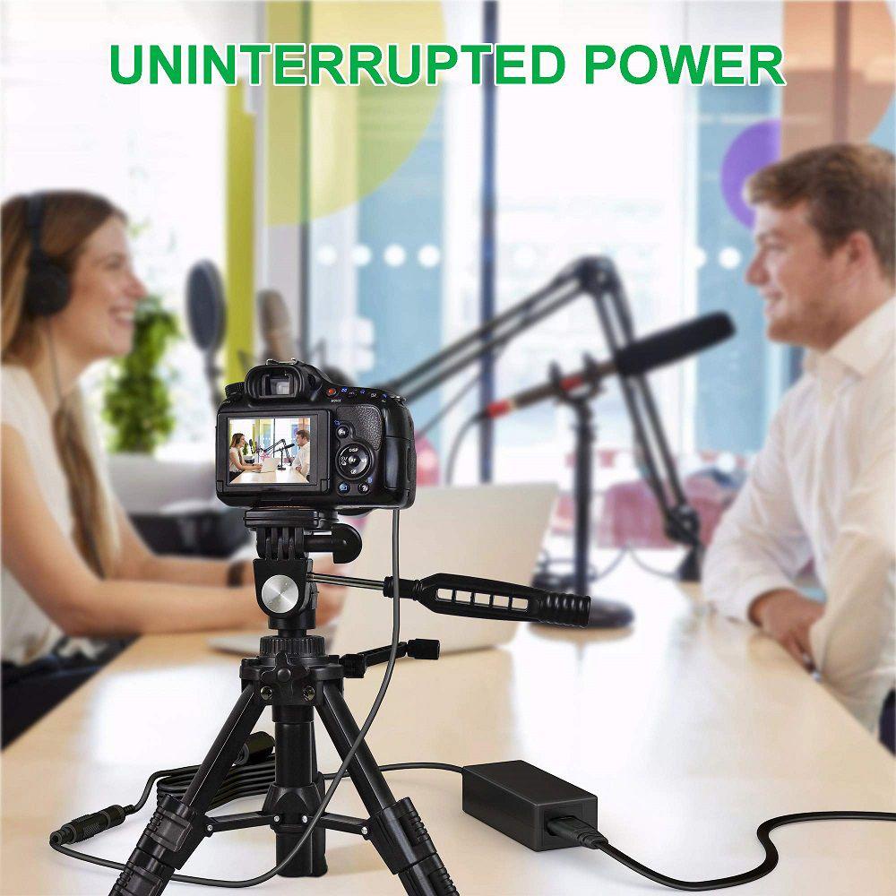 SHOUKEY Dây Cáp Nguồn AC-PW20 Cho Máy Ảnh Sony Alpha A5100 A6500 A6400 A6000 A55 A7 RX10