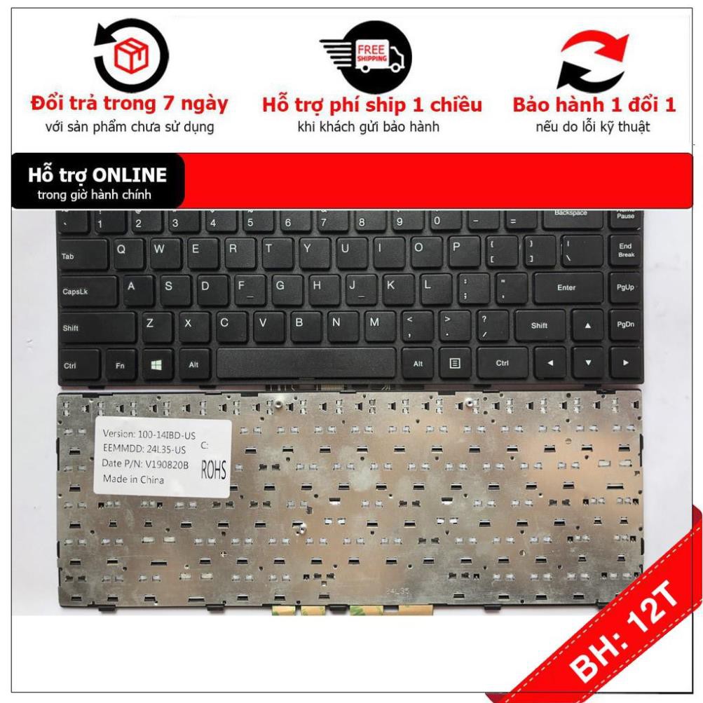 [BH12TH] Bàn Phím Laptop Lenovo 100-14 100-14IBD Cáp Giữa - Hàng Mới 100% . 12 Tháng