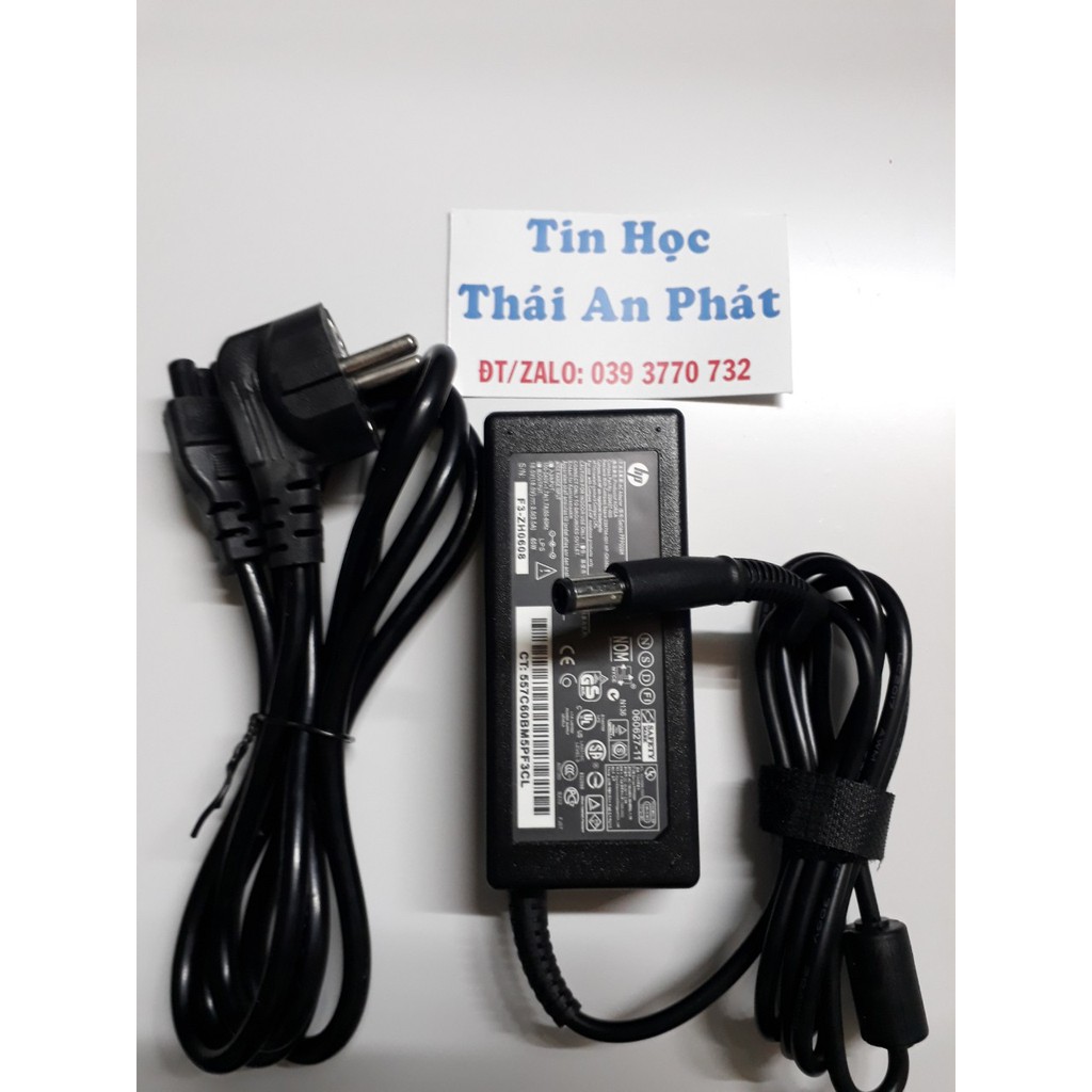 Adapter Sạc laptop HP – Compaq 18.5V-3.5A 65W,Đầu Kim Lớn (7.4mm*5.0mm),kèm dây nguồn,hàng cao cấp