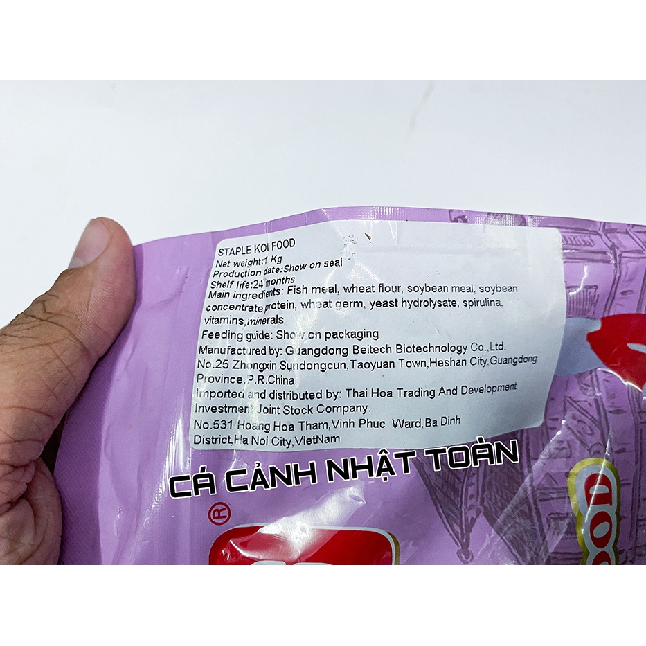 THỨC ĂN CÁ KOI CAO CẤP STAPLE KOI FOOD KOIKING 1KG