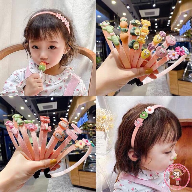 Nơ Cài Tóc Chống Trượt Cho Bé Gái