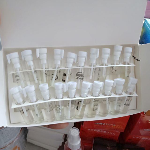 Sét nước hoa 20 lọ tét trắng