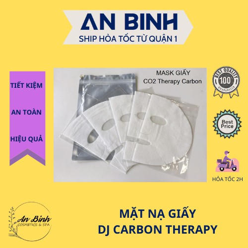 (Q1-HCM) Lẻ 1 Miếng Mặt Nạ Giấy Thải Các Bon CO2 Therapy Hàn Quốc - Không Kèm Tuýp Gel