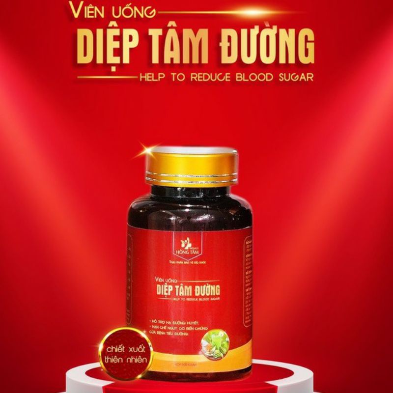 Viên uống Diệp Tâm Đường giúp ổn định đường huyết