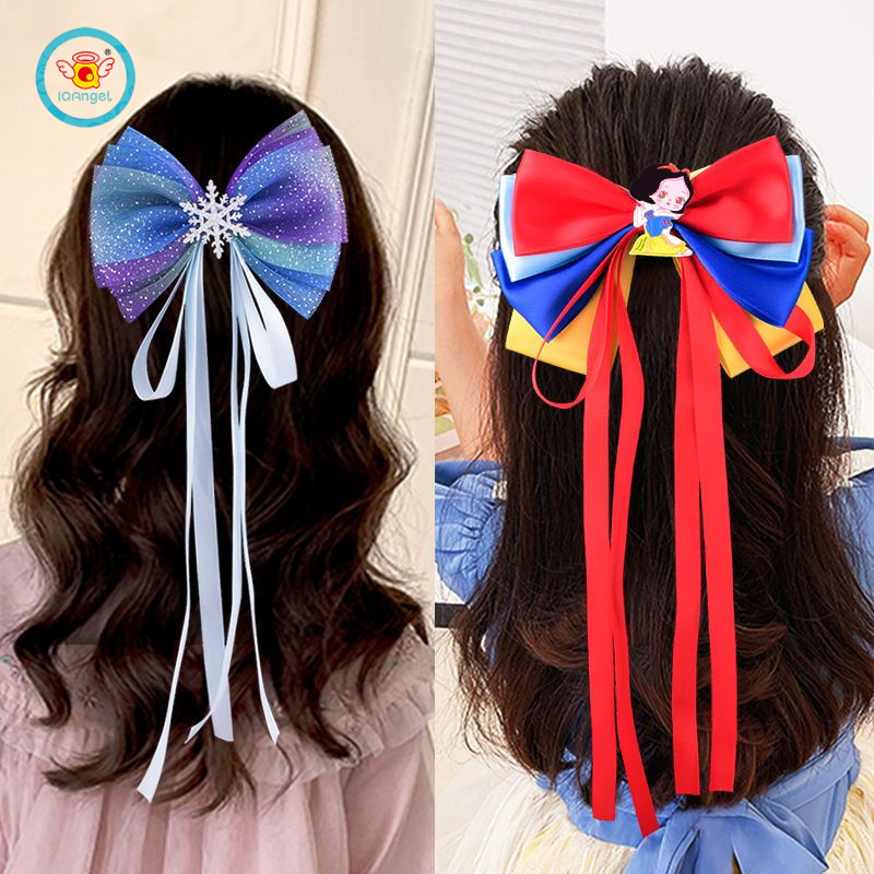 Kẹp tóc IQ Angel hình nơ phong cách Trung Hoa xinh xắn cho bé gái