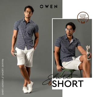 Uy Tín - Áo sơ mi cộc tay Owen AS90511N - Áo sơ mi nam Hot new * " ; ;