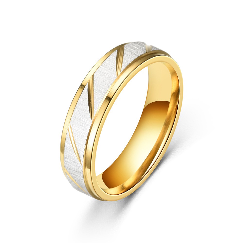 Nhẫn đính hôn thép titan thiết kế mát mẻ và thời trang cho nam và nữ
