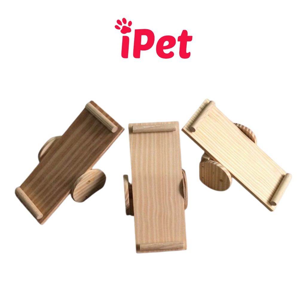 Đồ Chơi Bập Bênh Gỗ Decor Trang Trí Chuồng Cho Hamster - iPet Shop