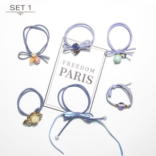 Set 6 đồ cột tóc có 4 màu lựa chọn