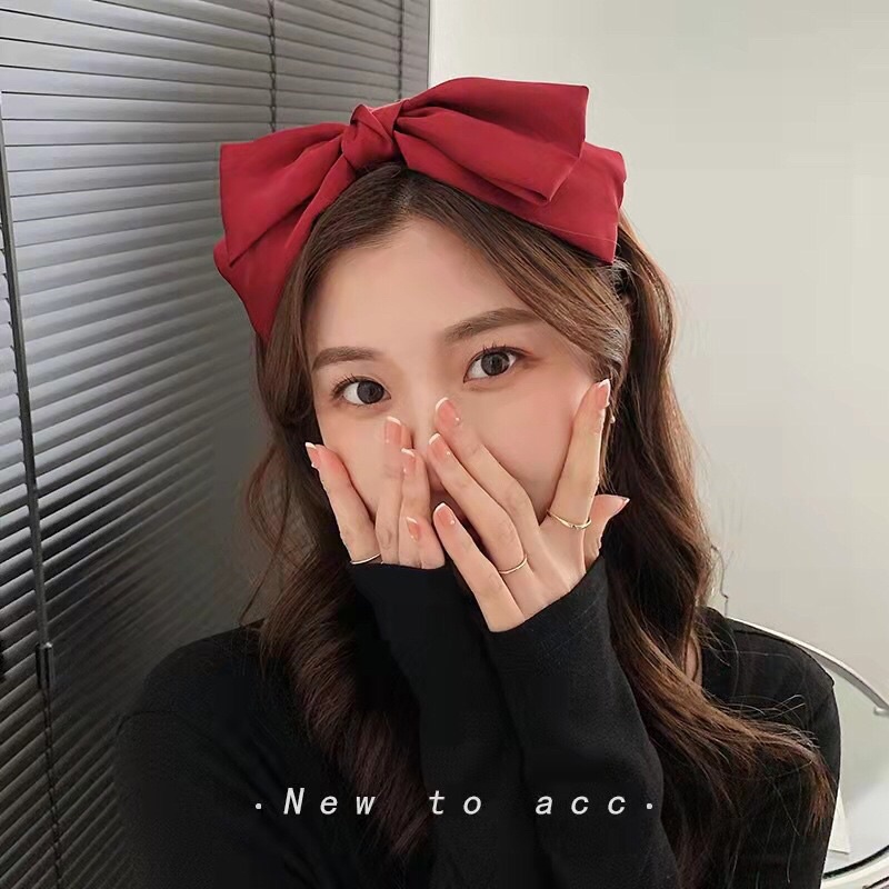 Bờm tóc bơm nơ lolita dễ thương cho nữ BT2