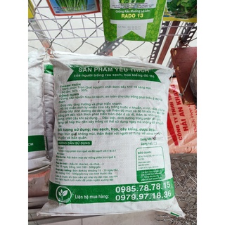 Phân trùn quế cao cấp ( dạng bột) 5kg - hatgiong24h