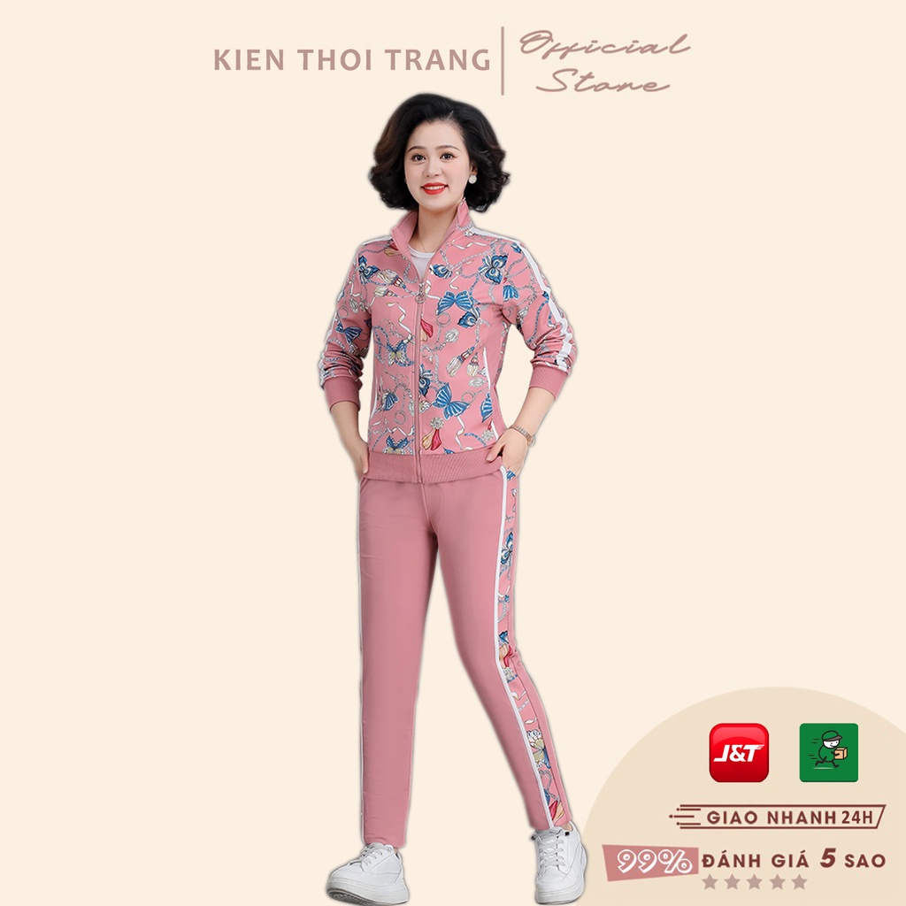 Bộ thể thao nữ mặc thu đông - Set bộ nữ sang chảnh mặc nhà mặc đi chơi chất xneo cao cấp