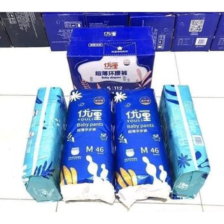 Bỉm YOULI nội địa Trung quần/dán size S108, M96, L84, XL76, XXL72, XXXL68