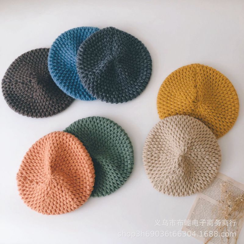 Mũ nồi len móc cho bé từ 6 tháng- 3 tuổi