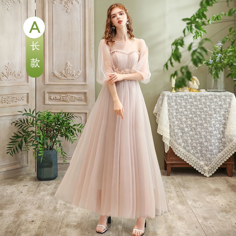 Đầm dài kiểu dáng thời trang sử dụng dành cho phù dâu