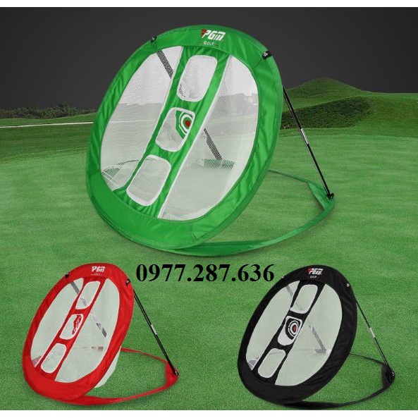 Lồng tập golf chip lưới tập Pitch và Lob di động 3 mục tiêu trong nhà hoặc ngoài trời tiện lợi LT004