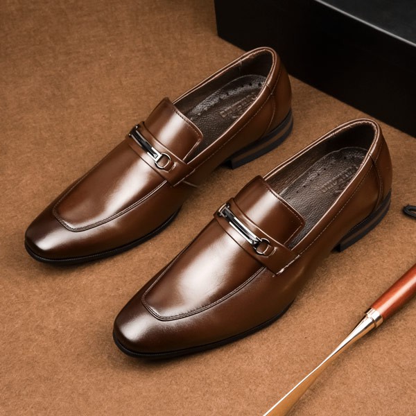 Giày nam da thật Manzano tinh tế và đẳng cấp chuẩn phong cách doanh nhân M66666