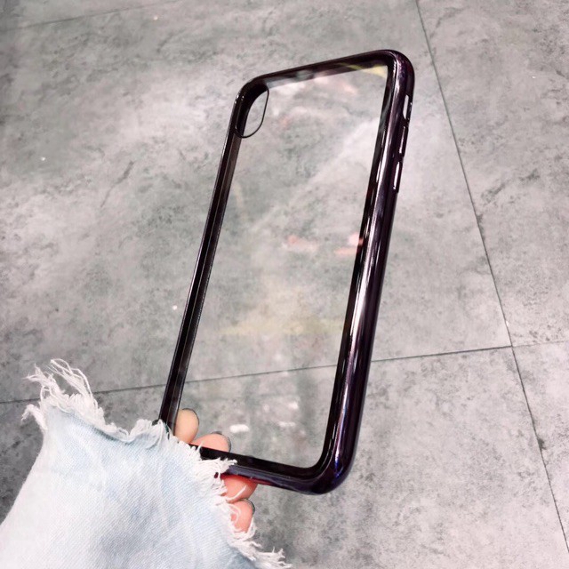CHÍNH HÃNG  Ốp lưng kính cường lực viền màu Remax siêu đẹp iPHONE XR0