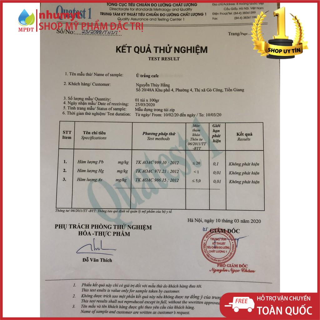 500 gr Ủ TRẮNG CAFE (dùng cả face và body) tắm trắng, tẩy da chết , ủ trắng face và body, ủ trắng da cà phê | BigBuy360 - bigbuy360.vn