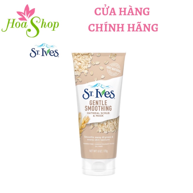 Tẩy tế bào chết và mặt nạ dưỡng da lúa mạch st ives