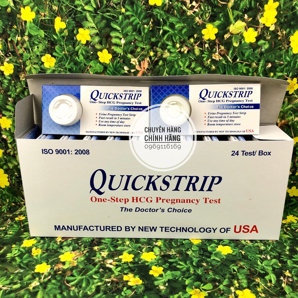 Que Thử Thai Quickstrip Hộp 24 Que