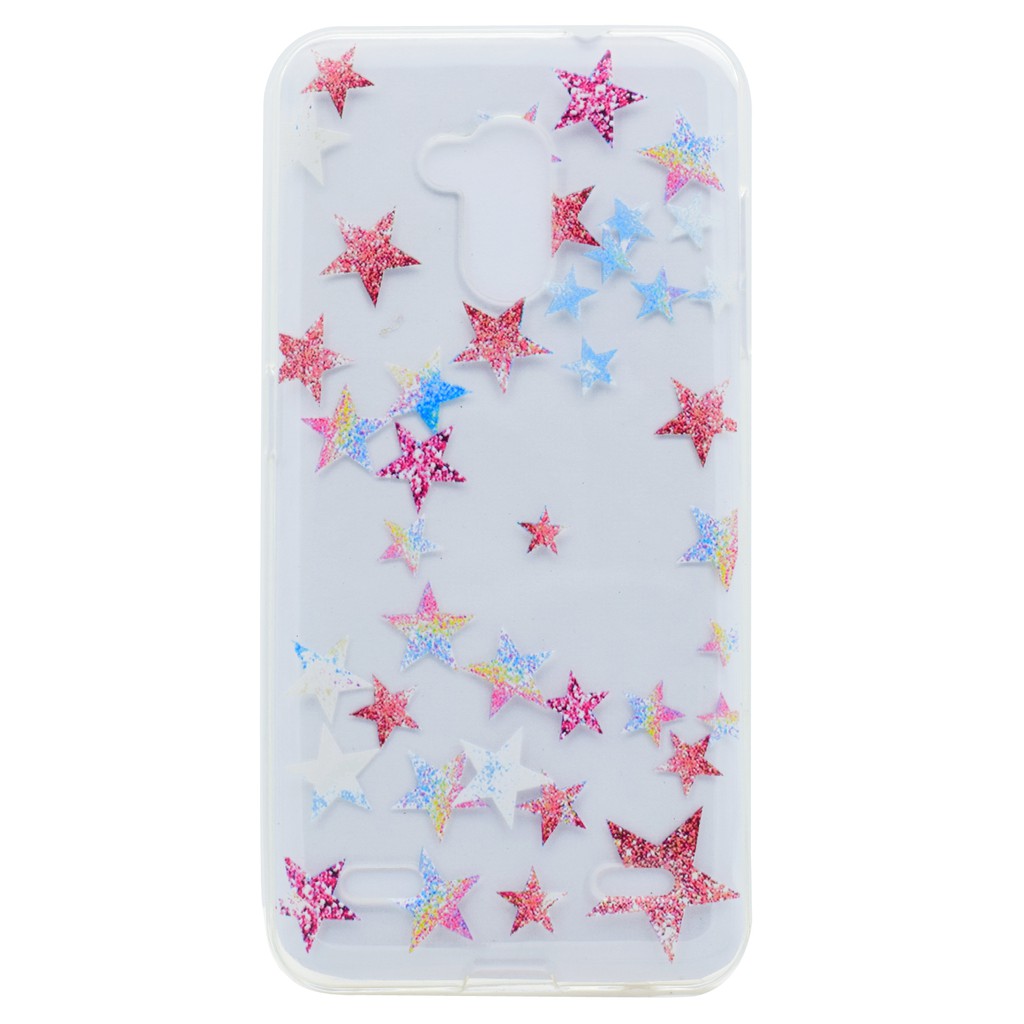 For ZTE V7 Lite Flower Flexible Soft TPU Case Cover