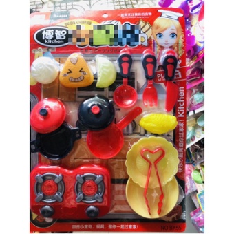 [Hàng mới về] Vỉ đồ chơi nấu ăn đầy đủ dụng cụ làm bếp nhiều mẫu mã