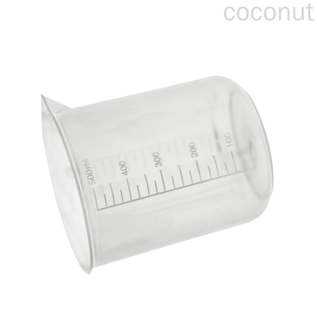 Set 5 Cốc Đo Lường Bằng Nhựa Chuyên Dụng Cho Phòng Thí Nghiệm