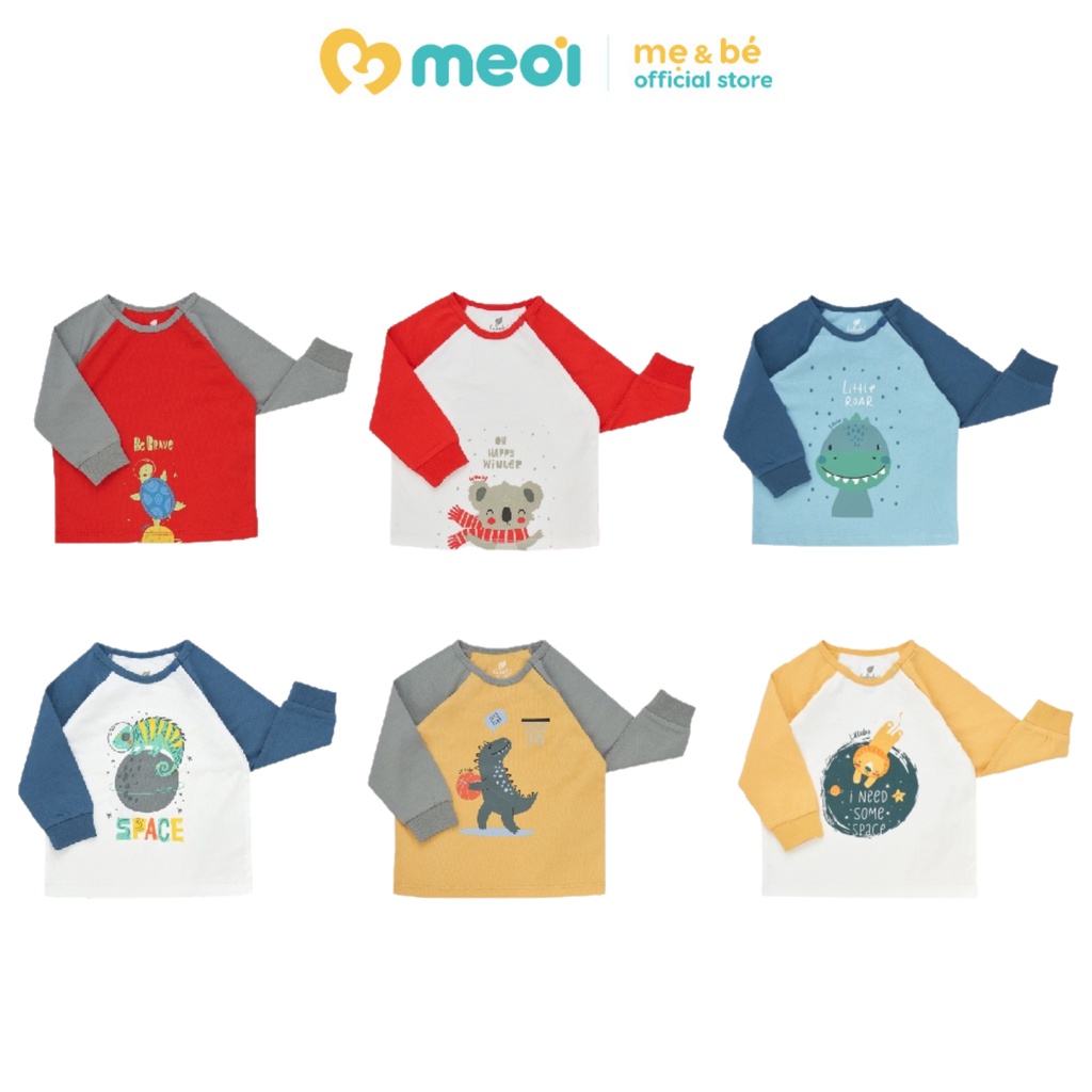 Áo dài tay raglan NH451M Lullaby