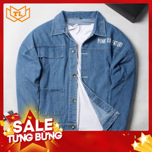 -HÀNG NHẬP KHẨU Áo khoác jean nam màu xanh nhạt TL294 Shop Thành Long chuyên áo khoác nam Liên hệ mua hàng 084.209.1989