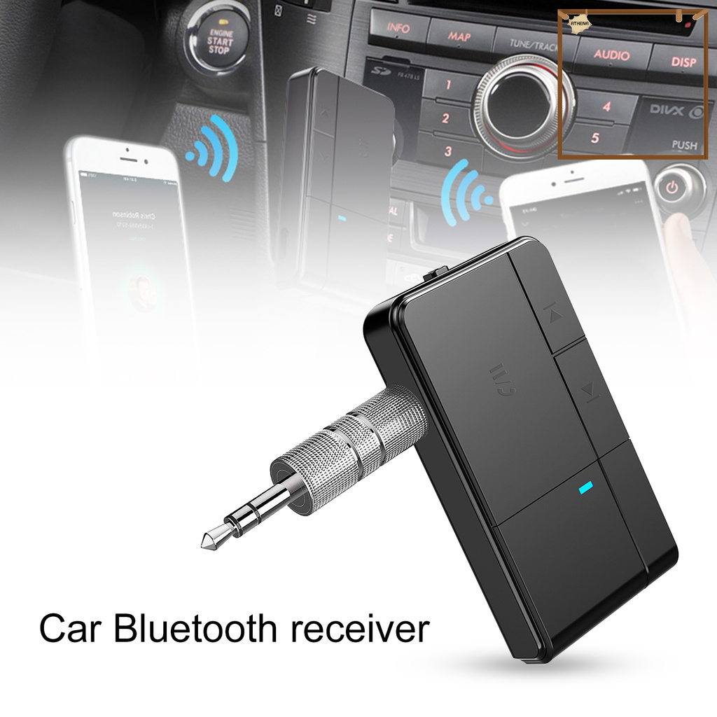 Athena🚀J20 Bluetooth 5.0 Receiver Handfree 3.5mm Jack AUX Audio Adapter