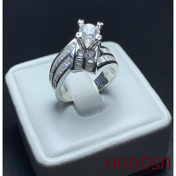 Nhẫn bạc nữ S925 cao cấp Hadosa- WSRR0021S