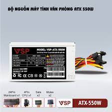 Nguồn VSP 550W Tray, Hàng mới 100%, Chính Hãng Phân Phối, Bảo Hành 24 Tháng