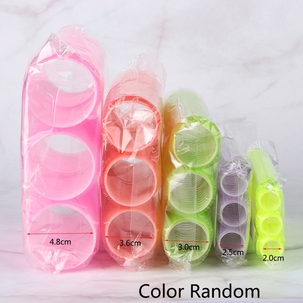 [Hàng mới về] Set 6 Lô Uốn Tóc Chuyên Nghiệp Màu Sắc Ngẫu Nhiên