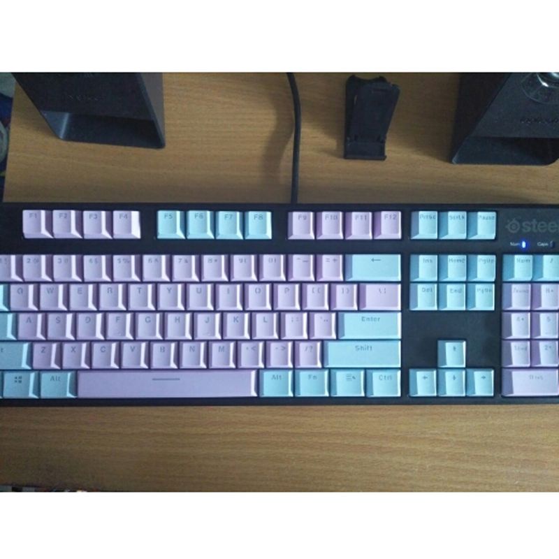 Bộ 104 Phím RGB PBT Trong Mờ Dùng Cho Bàn Phím Cherry MX