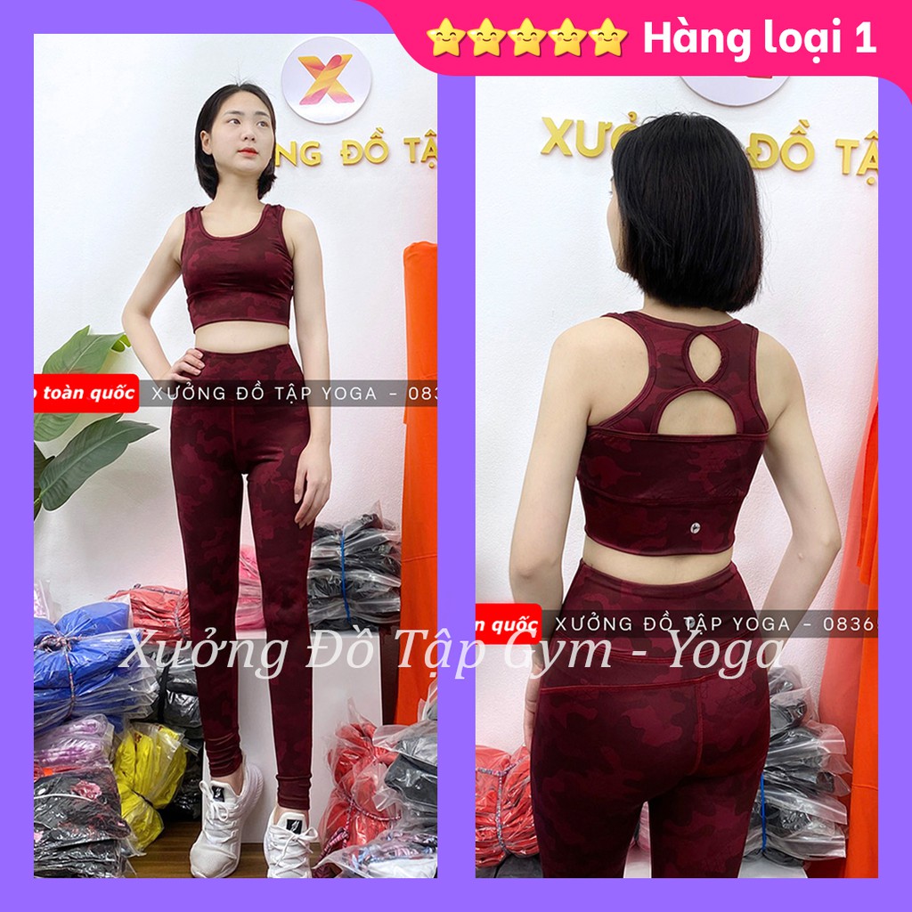 🌸 Hàng thiết kế - Cam kết ảnh và video thật 100% 🌸 SET TẬP Yoga, Gym, Aerobic - Bộ tập yoga nữ kiểu lưng khoét dọc