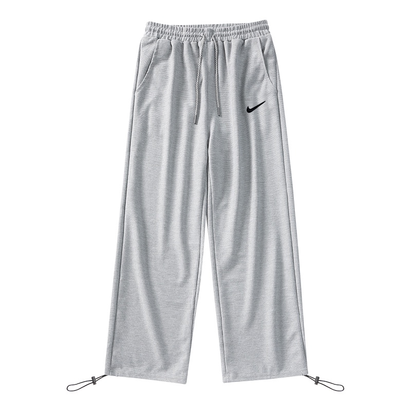 Quần Thể Thao Ống Rộng Co Giãn Thêu Logo NK Chính Hãng Cho Cặp Đôi