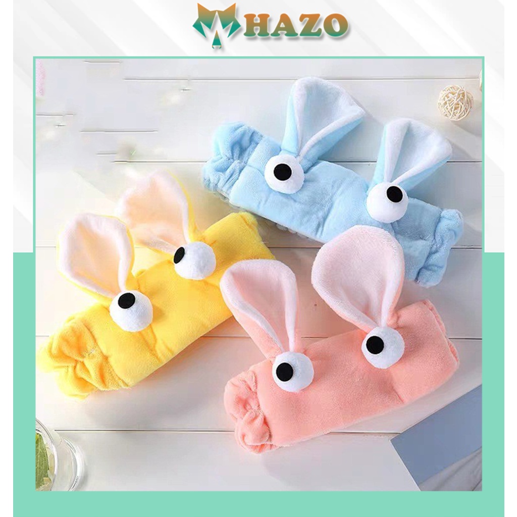 Băng Đô Hot Trend Tai Thỏ Đôi Mắt Dễ Thương Diệu Dàng - Hazo
