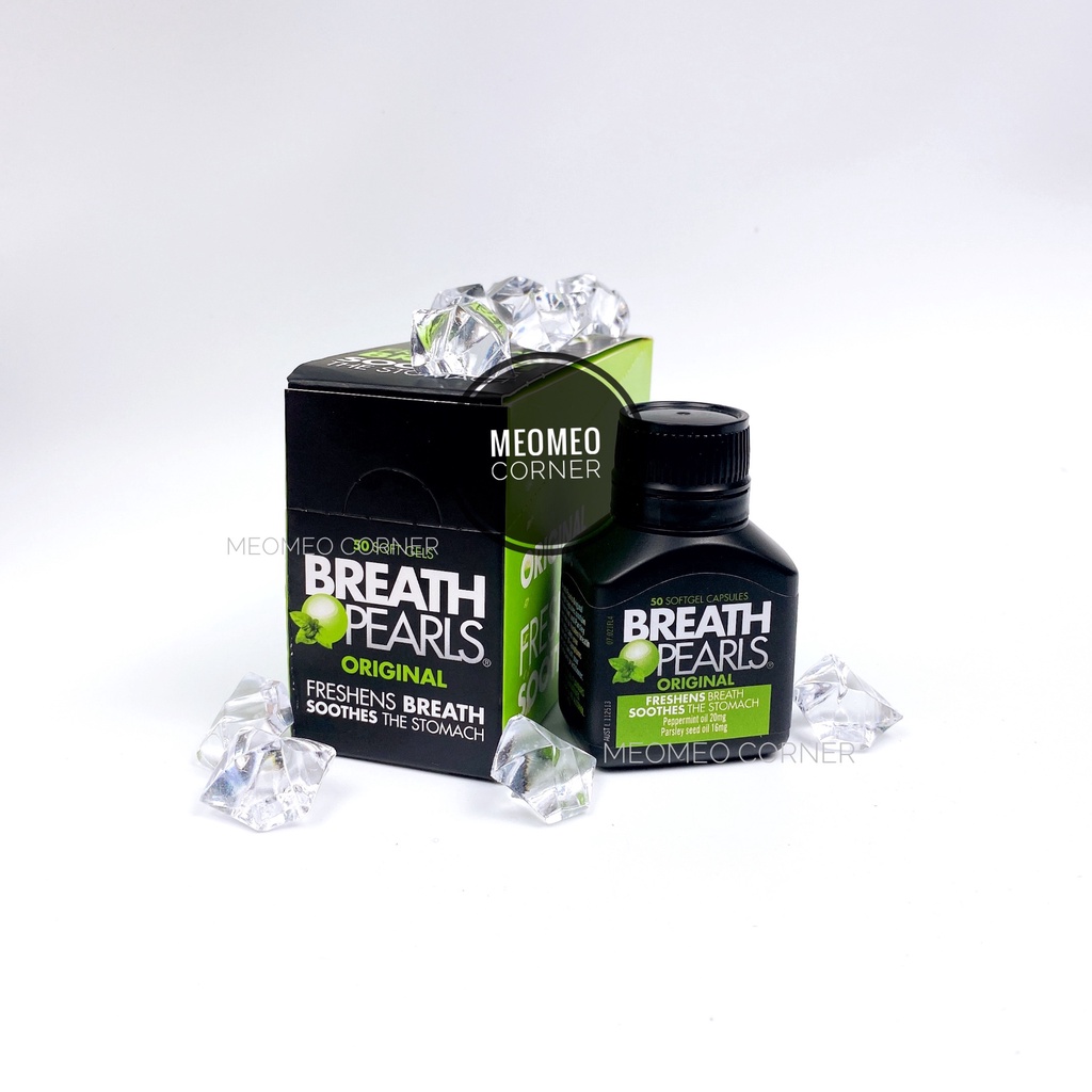 Kẹo thơm miệng Breath Pearl. Úc