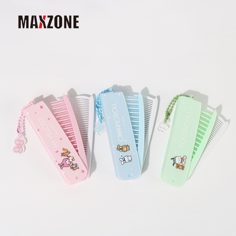 Lược Gấp Gọn Bằng Nhựa Họa Tiết Hoạt Hình Cinnamoroll My Melody 2022 Sanrioes
