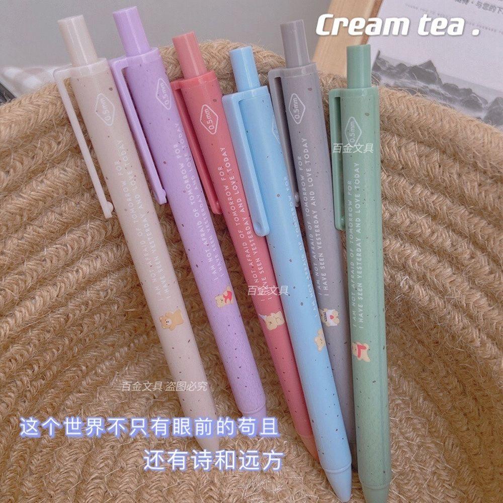 PEWANY Bút Mực Gel Hình Gấu Mocha Dễ Thương Cho Học Sinh