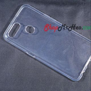Ốp lưng oppo A7 dẻo silicon trong suốt siêu mỏng