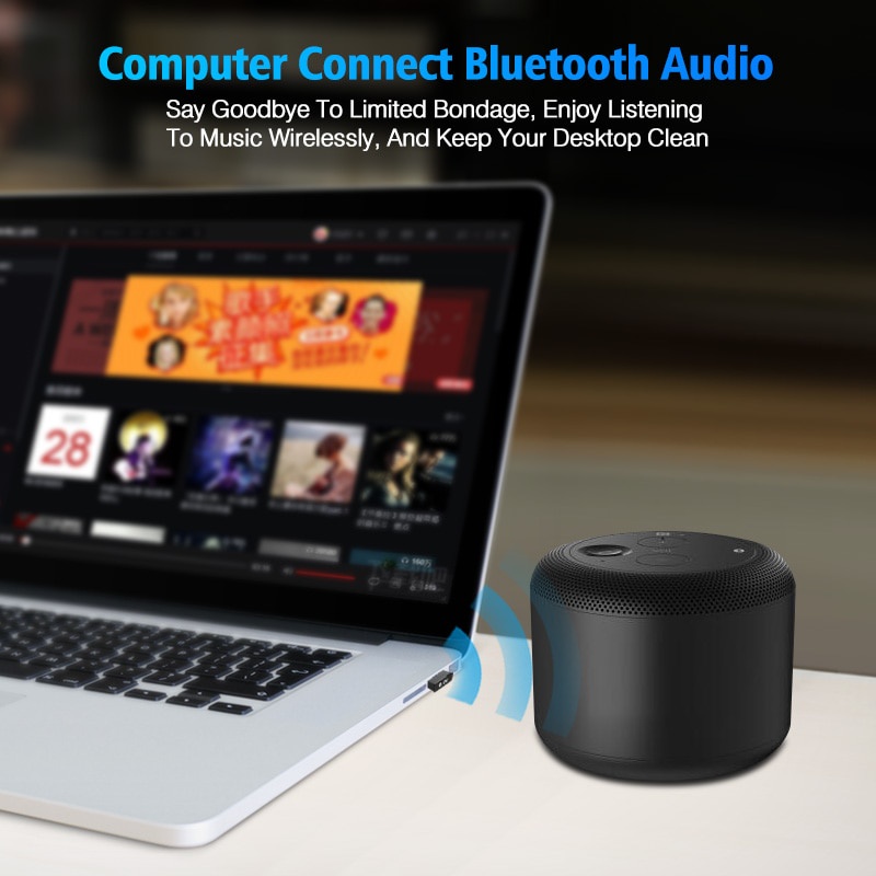 Đầu chuyển đổi USB bluetooth 5.0 dành cho điện thoại / máy tính bàn / tablet