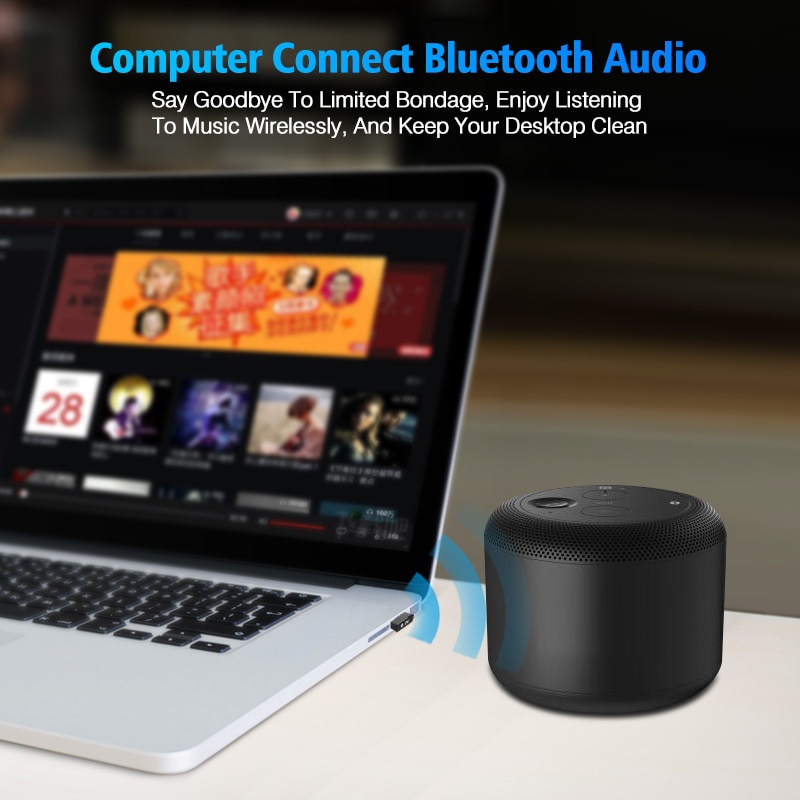 Đầu USB Thu Phát Tín Hiệu Bluetooth 5.0 Không Dây Cho Điện Thoại / Máy Tính Bảng / PC | BigBuy360 - bigbuy360.vn