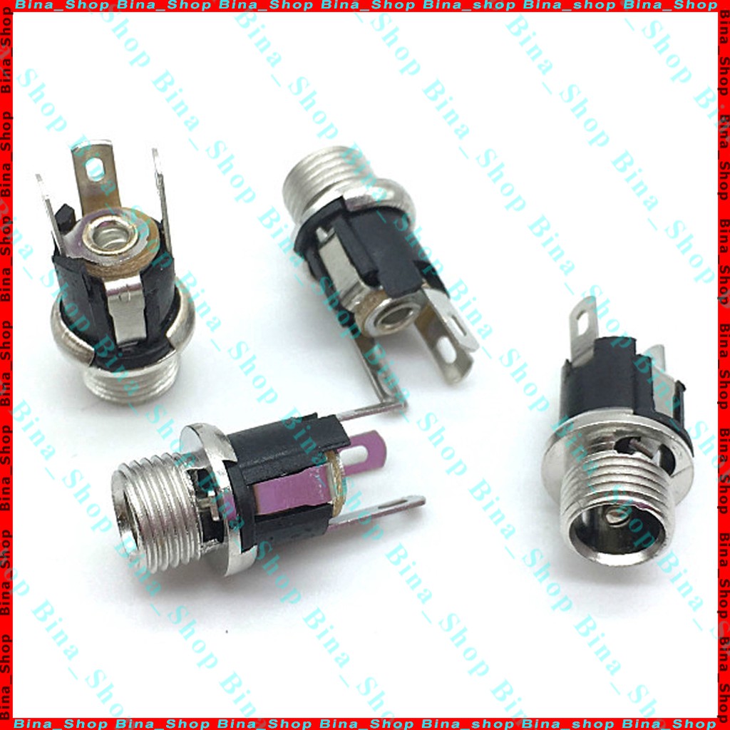 Jack sạc DC 5.5x2.1 kèm đai ốc